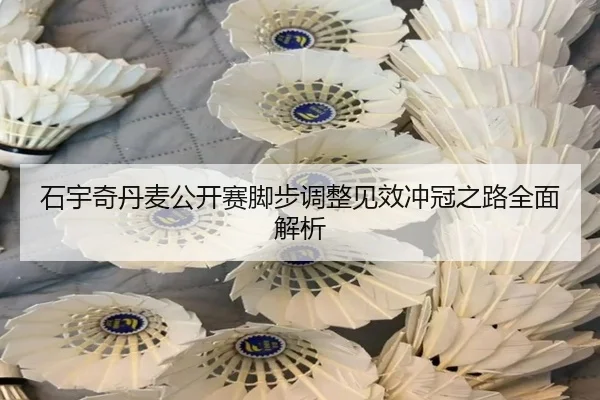石宇奇丹麦公开赛脚步调整见效冲冠之路全面解析